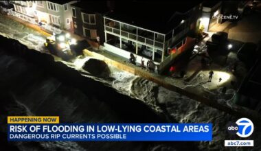 Dangerous ocean conditions, risk of flooding continues along SoCal coast
