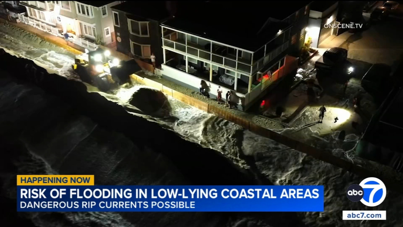 Dangerous ocean conditions, risk of flooding continues along SoCal coast