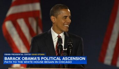 A look back at Barack Obama's rise from community organizer to first Black US president ahead of Chicago Obama Center opening
