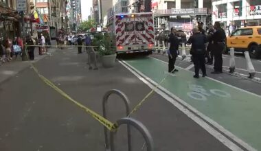 Times Square shots fired: Large fight leads to slashing, shooting; teenager in police custody