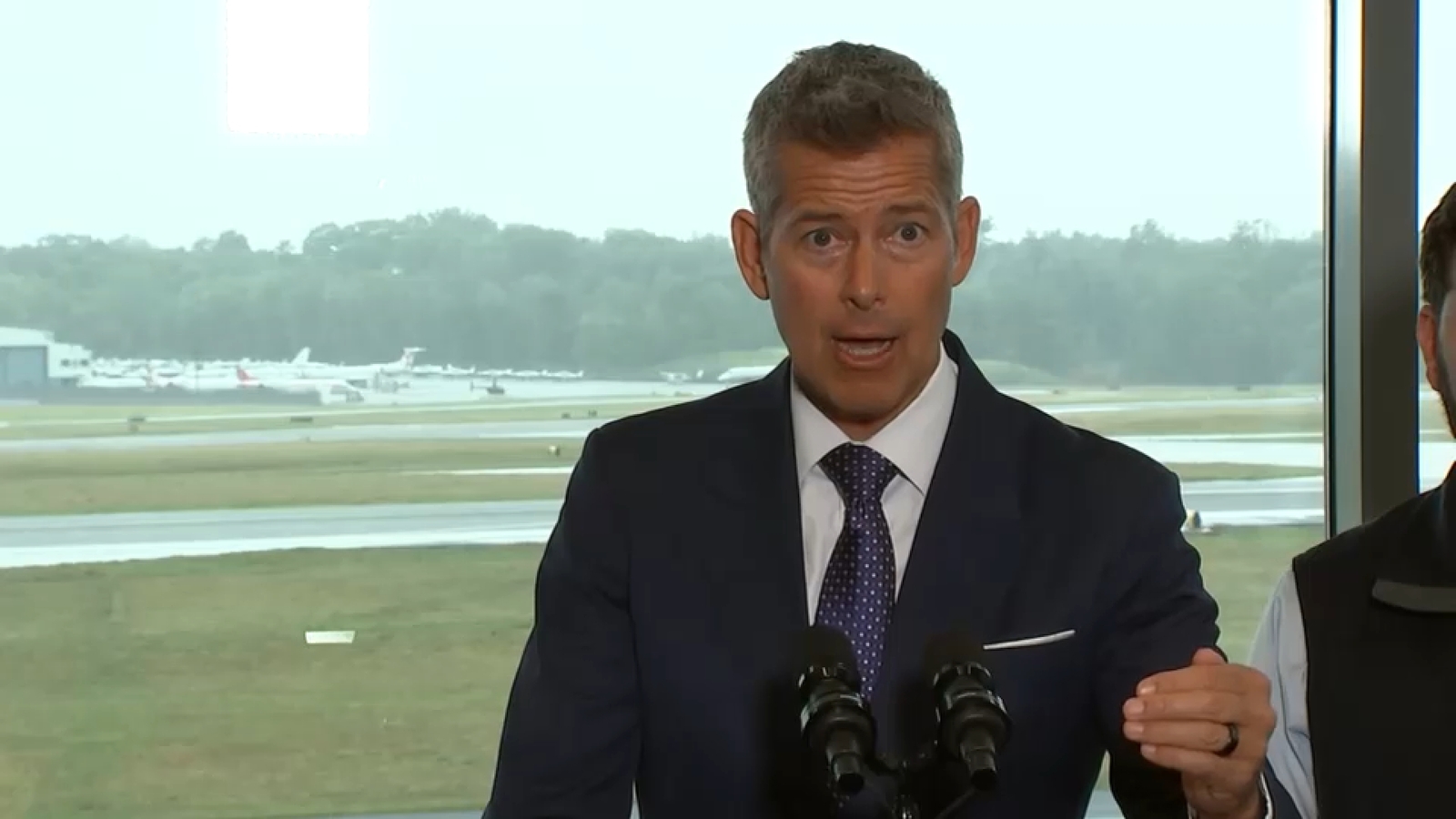 Westchester County Airport is get $18 million in renovations, Transportation Secretary Sean Duffy announces