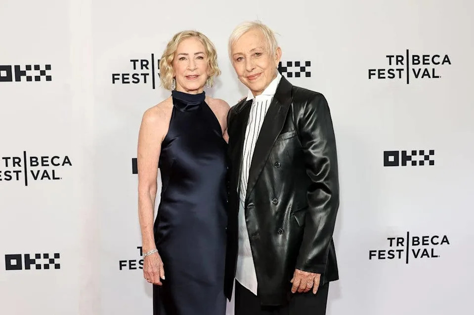 Chris Evert and Martina Navratilova attend "Chris & Martina: The Final Set" Premiere during the 2026 Tribeca Festival at SVA Theater on June 10, 2026 in New York City.