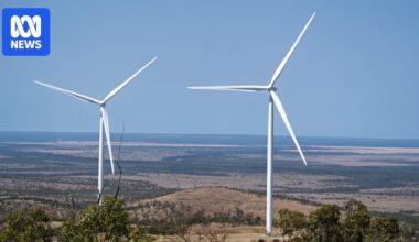 Electricity price spikes and batteries drain as wind drought tests green flag-bearer