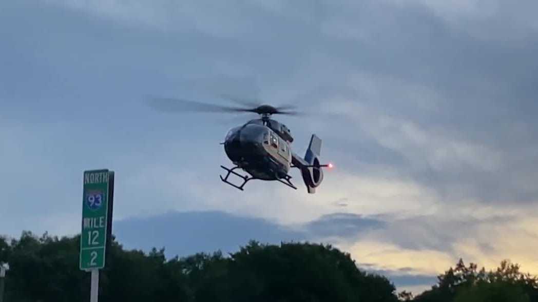 Officials: Motorcyclist seriously injured after crash on I-93