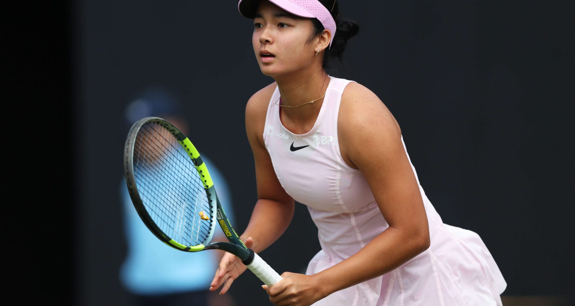 Alex Eala in action during the WTA 125 Birmingham Open. Alexandra eala