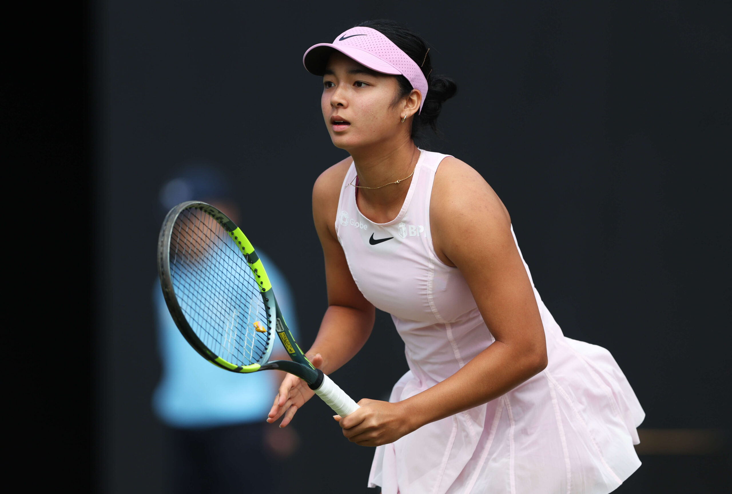 Alex Eala in action during the WTA 125 Birmingham Open. Alexandra eala