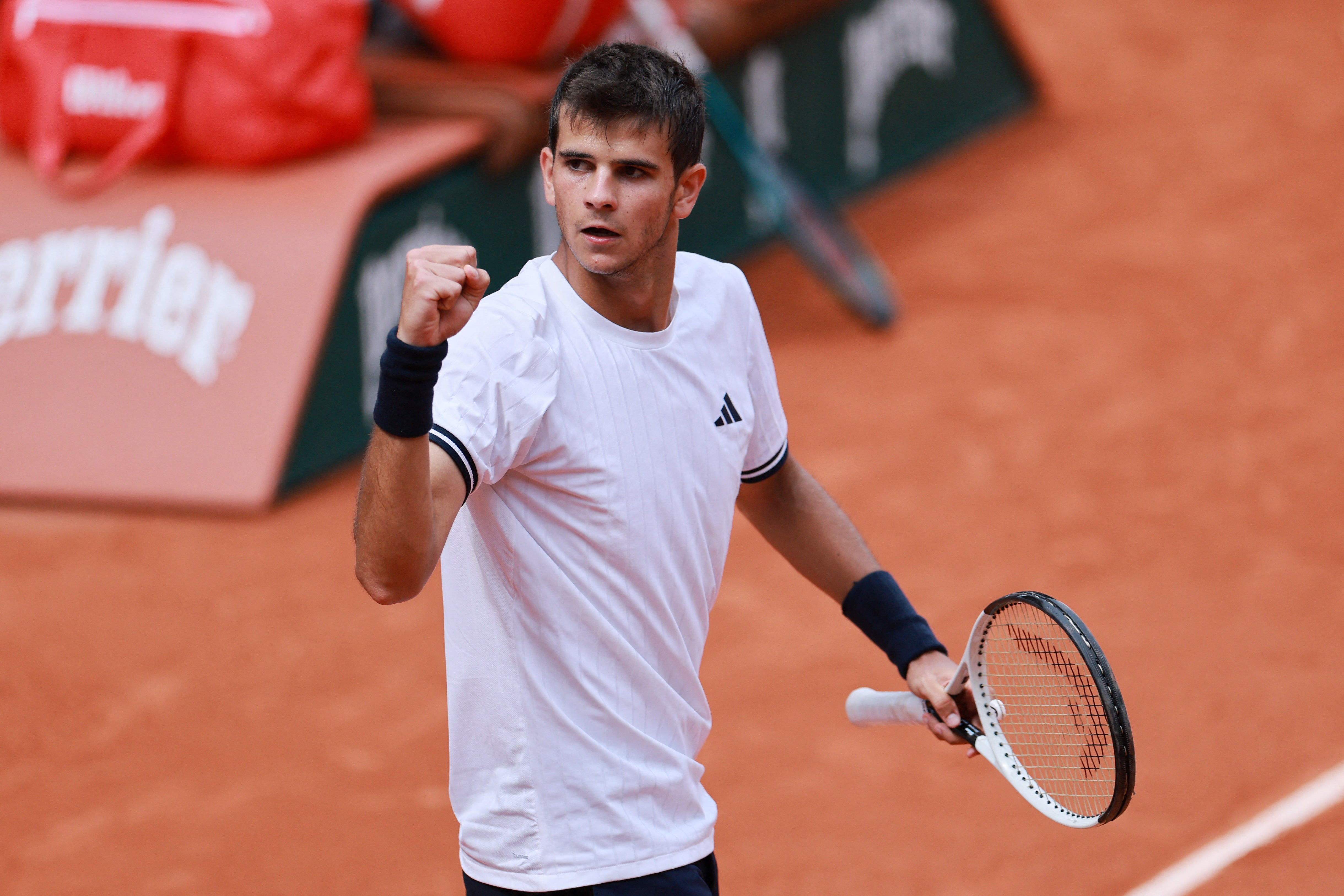 Jodar is through to the French Open quarter-finals for the first time in his young career