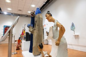 A puppet display in the Ballard Institute and Museum