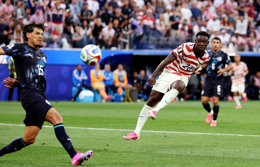 Folarin Balogun will have to be one of the players stepping up if Christian Pulisic can’t play against Australia. (Kiyoshi Mio/Imagn Images/Reuters)