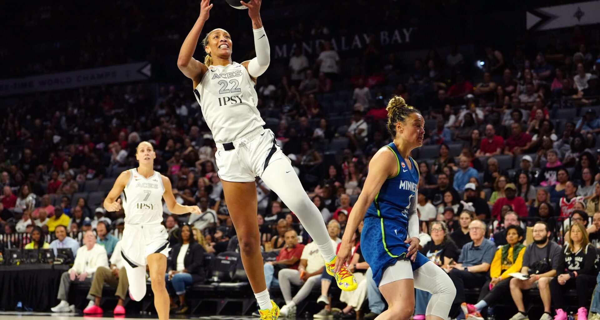How A'ja Wilson continues to find ways to level up her game