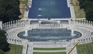Construction continues around the National Mall in Washington