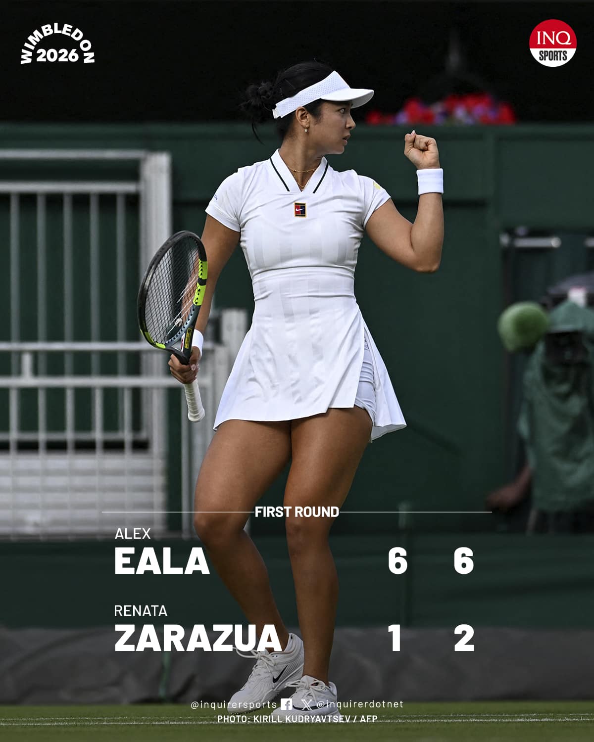 Alex Eala Alexandra Eala Wimbledon 2026 Renata Zarazua Serena Williams Maya Joint