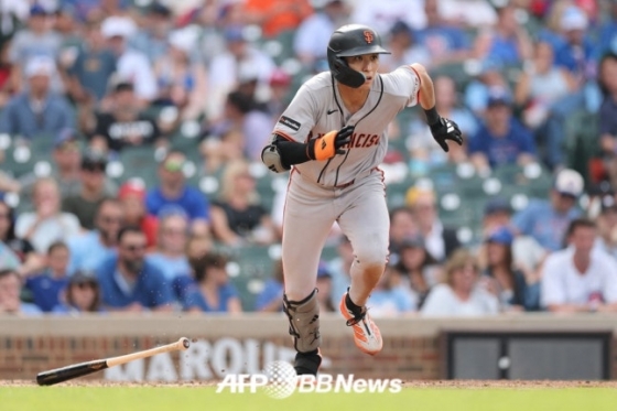 San Francisco Giants outfielder Lee Jung-hoo. /AFPBBNews=NEWS1