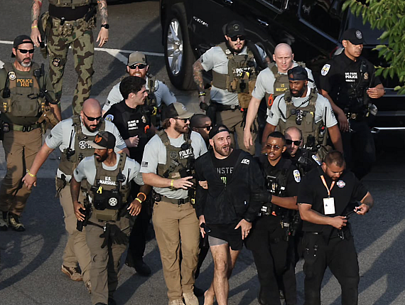 Sean Strickland removed by security after sneaking into D.C.’s UFC Fan Fest