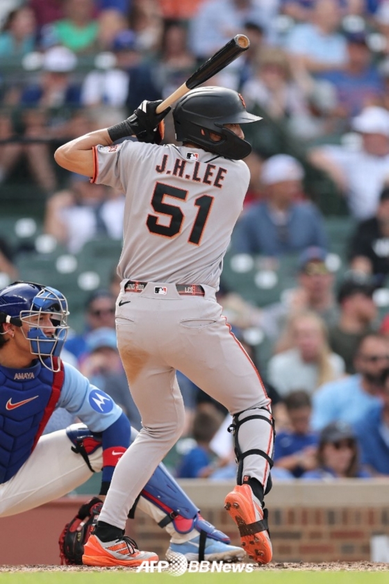 San Francisco Giants outfielder Lee Jung-hoo. /AFPBBNews=NEWS1
