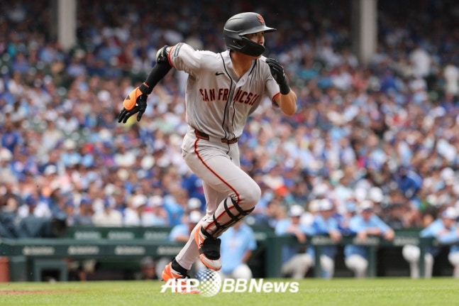 San Francisco Giants outfielder Lee Jung-hoo. /AFPBBNews=NEWS1