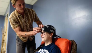 Head cooling may reduce depression symptoms and change brain activity