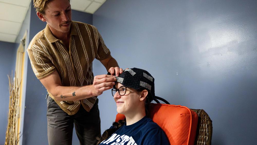 Head cooling may reduce depression symptoms and change brain activity