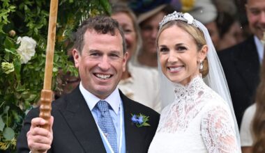 Harriet Sperling Wears Emilia Wickstead to Marry Peter Phillips Among Royals in Gloucestershire