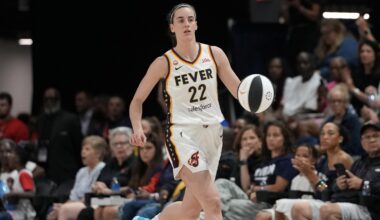 Caitlin Clark Gifts Kid Cudi Signed Jersey in Video During Fever Practice