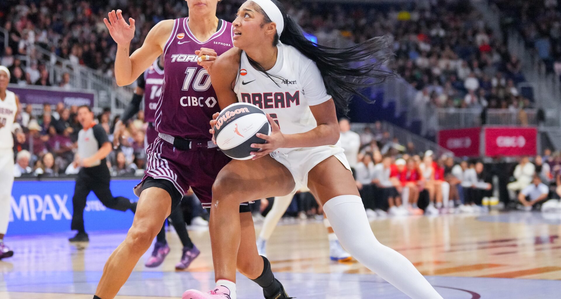 Angel Reese Tackled, Isabelle Harrison Ejected in Video of WNBA Scuffle During Dream vs. Tempo
