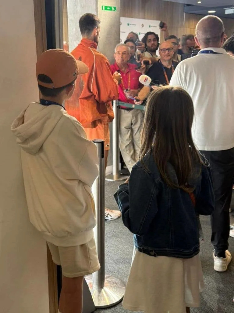 The kids watched his interviews