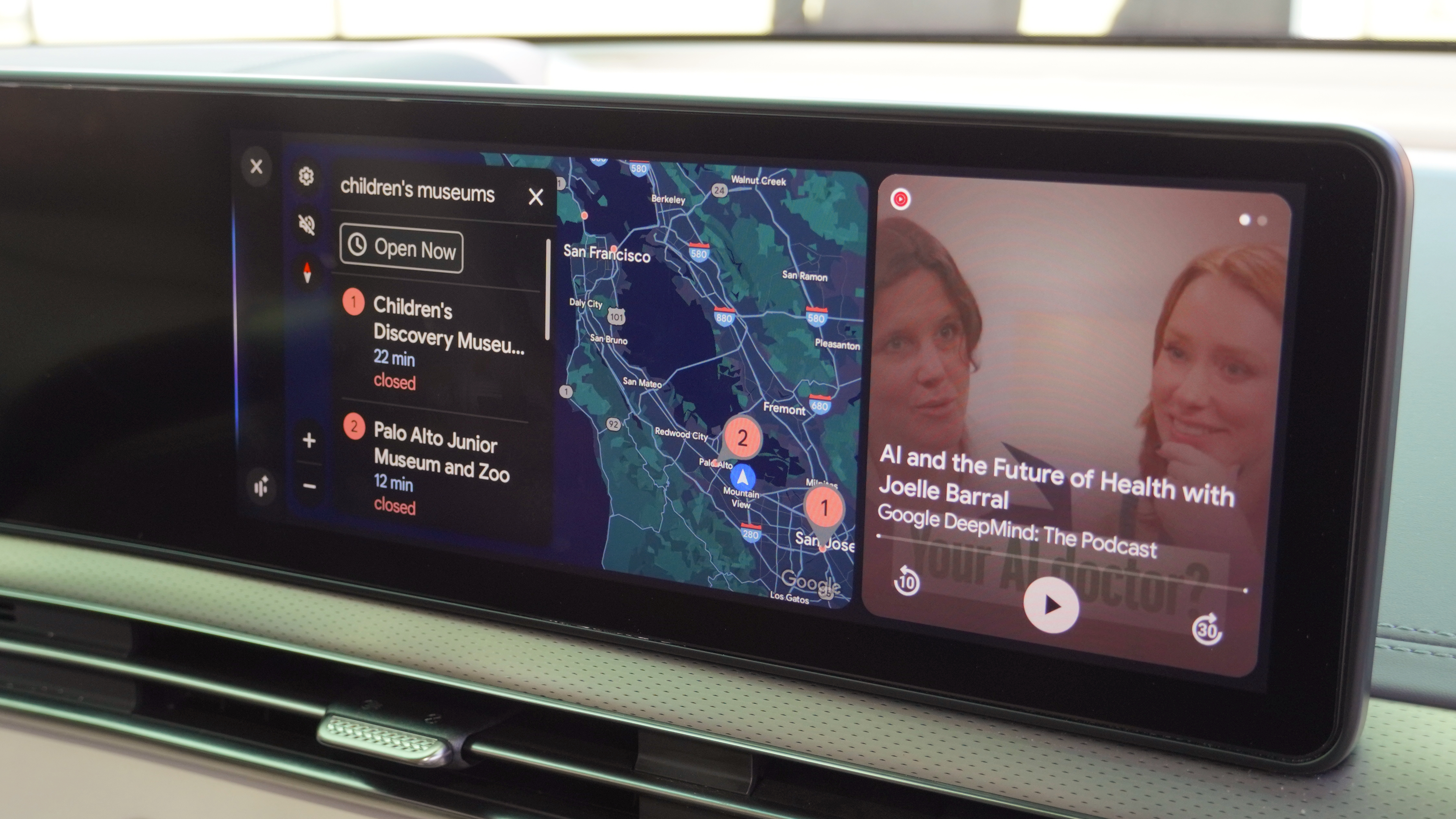 Gemini floating interface on Android Auto