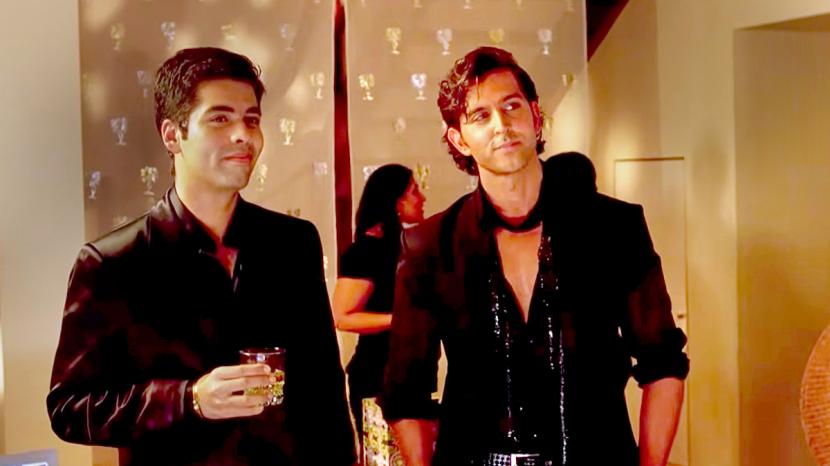 Karan Johar and Hrithik Roshan in Luck By Chance Karan Johar and Hrithik Roshan in Luck By Chance
