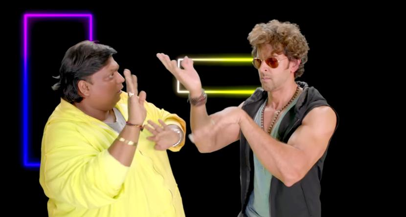 Ganesh Acharya and Hrithik Roshan in Hey Bro Ganesh Acharya and Hrithik Roshan in Hey Bro