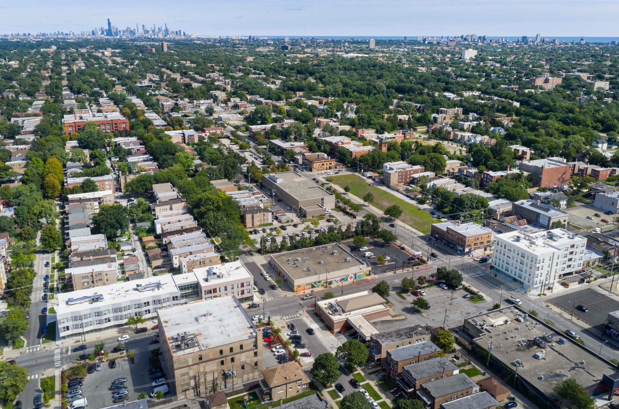 Auburn Gresham aerial view