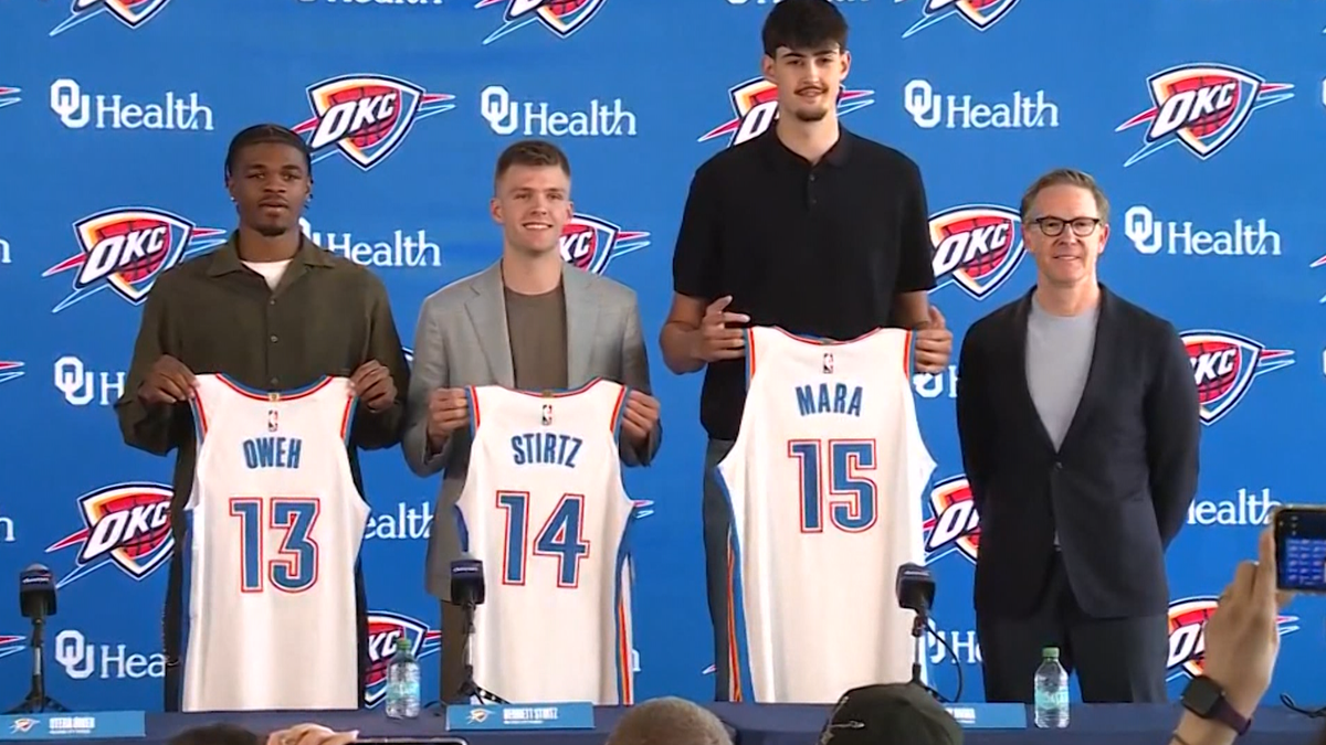 Oklahoma City Thunder welcome new rookies