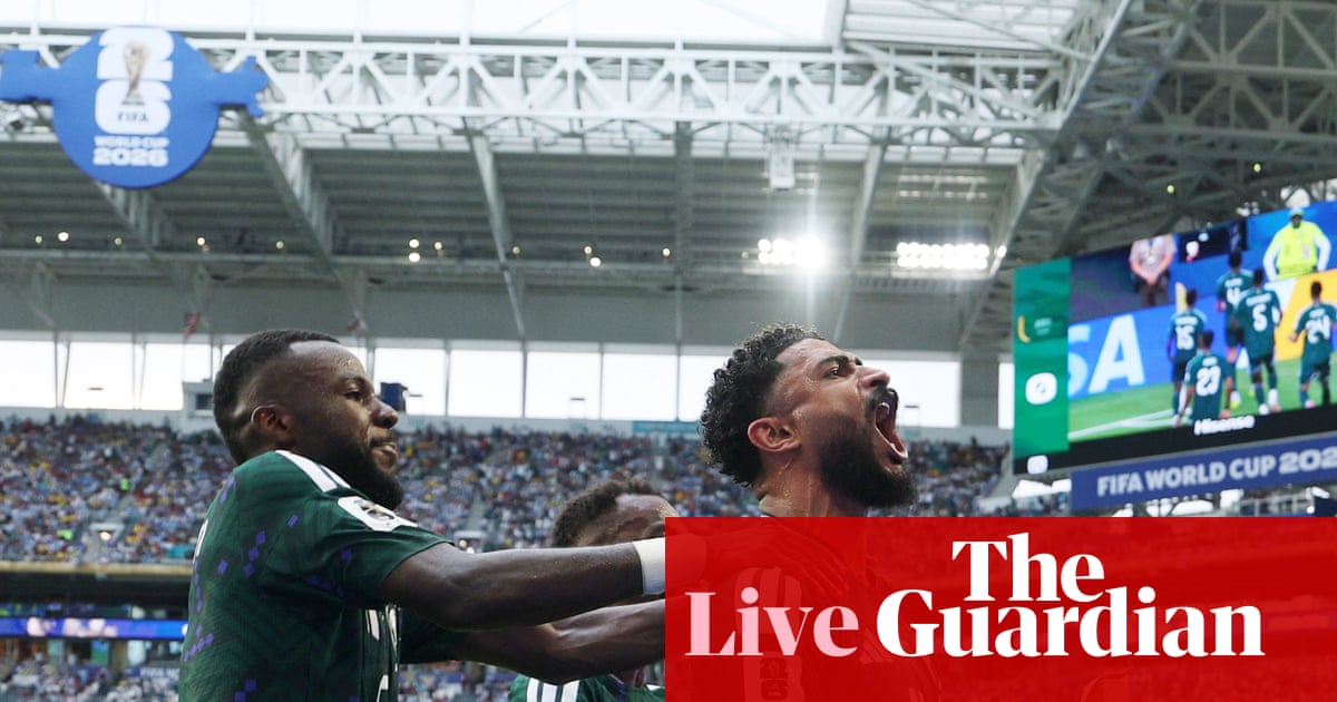 Saudi Arabia v Uruguay: World Cup 2026 – live | World Cup 2026