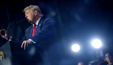 Trump kicks off the Great American State Fair after musical acts pulled out