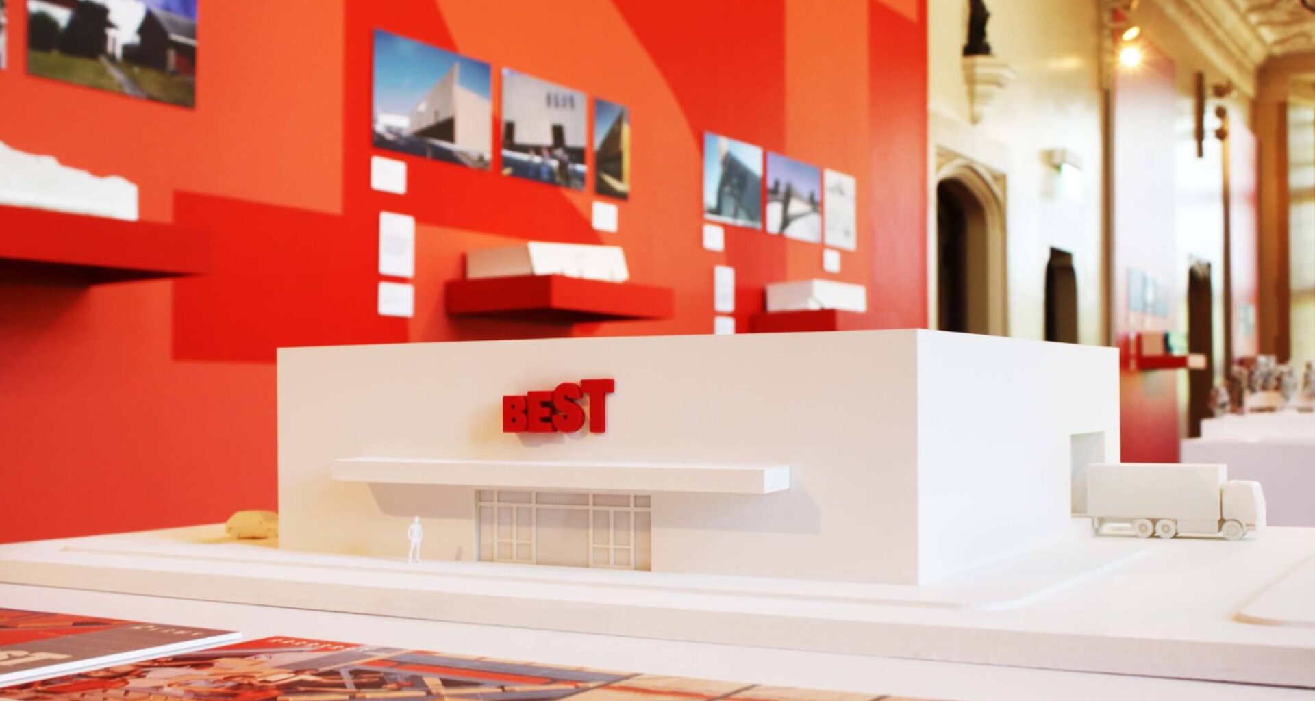 An exhibition revisits the vision of the architectural pioneers behind Best Products