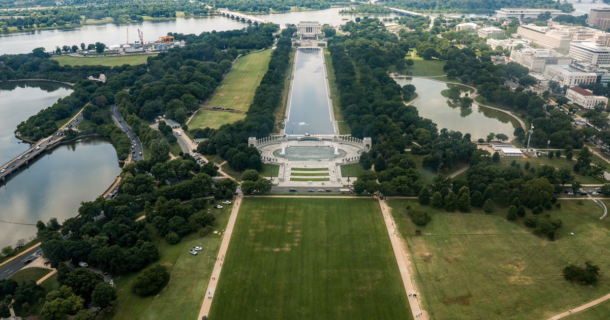 Authorities investigate giant ‘8647’ markings on National Mall