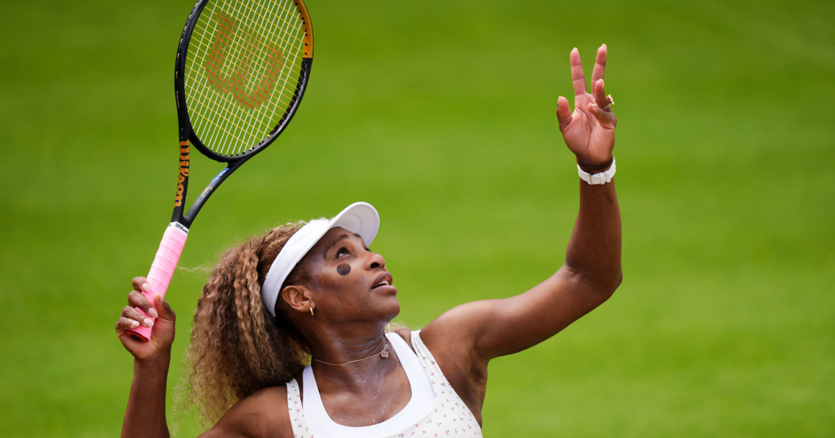 Serena Williams’ comeback at the Queen’s Club is over after injury to doubles partner