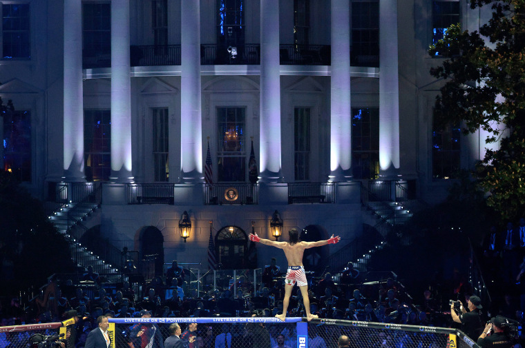 UFC Freedom 250 event on the White House lawn