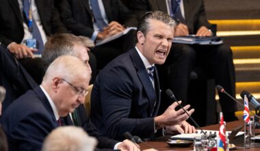 Hegseth lashes out at NATO allies and announces a review of U.S. forces in Europe