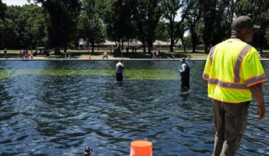 Trump blames vandals for Reflecting Pool problems and says it may need to be drained again