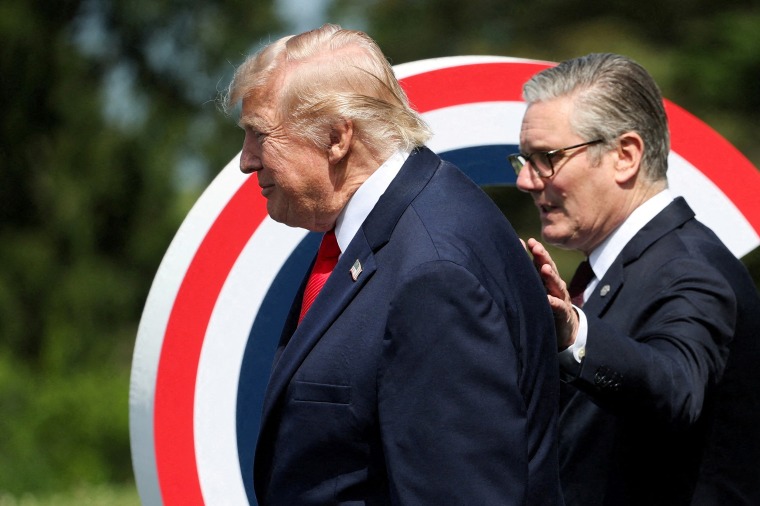 A G7 summit is set to take place June 15 to 17 in the French town of Evian-les-Bains near Switzerland and it will be attended by country leaders as well as the EU's foreign policy chief and ministers from Brazil, Canada, the United Arab Emirates and Turkey. (Photo by Isabel Infantes / POOL / AFP via Getty Images)