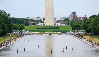 At least five people arrested in alleged tampering of Reflecting Pool, official says