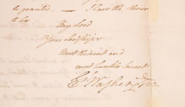 George Washington’s letter accepting British surrender in America goes on display in London