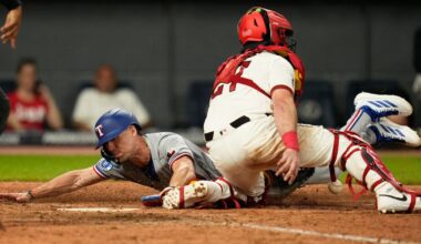 Cameron Cauley makes splash in big league debut as Rangers top Guardians 6-3 for 5th straight win :: WRAL.com
