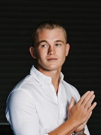 male personal trainer head shot