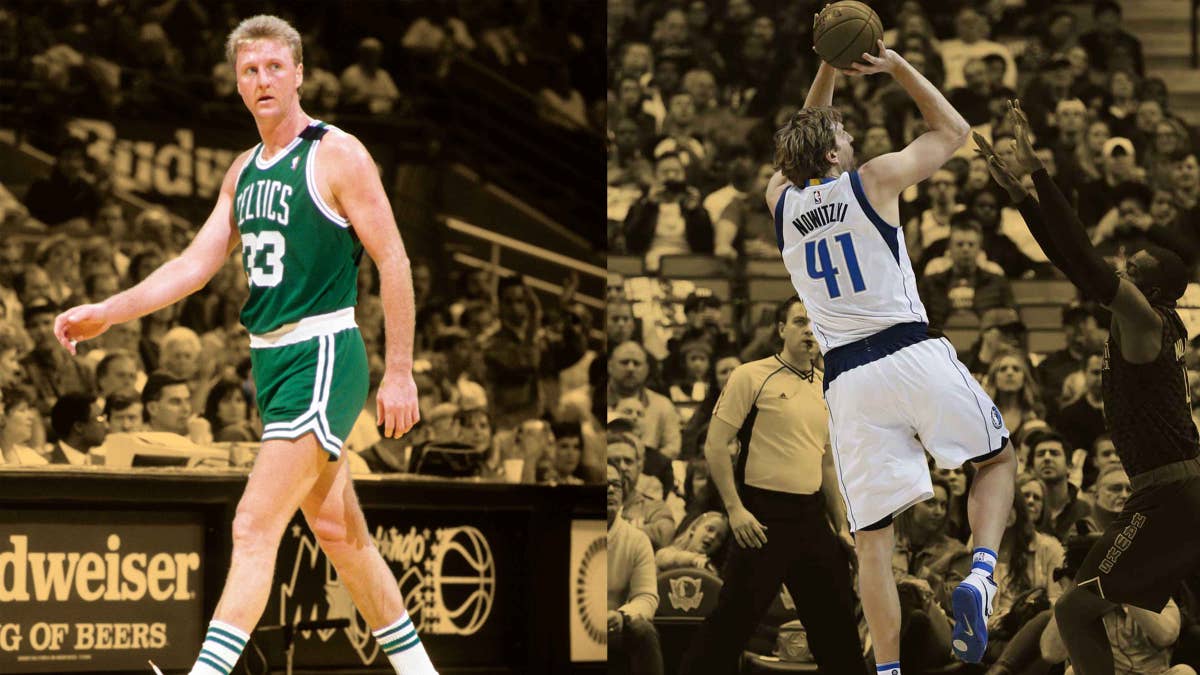 "Man, he looked like Larry on that play" - Bill Simmons drew early 2000s comparisons between Dirk Nowitzki and Larry Bird