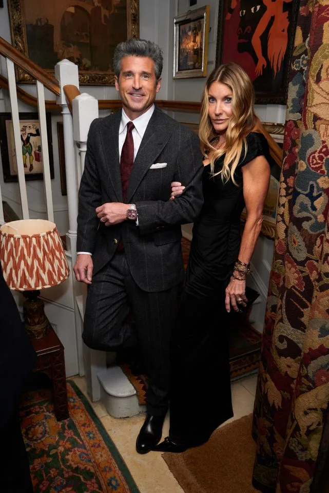 Patrick Dempsey and his wife Jillian on February 21, 2026.Credit: Getty Images