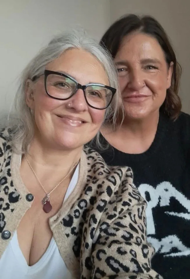 From left: Amanda Hall with her sister Nicky HillierCredit: Kennedy News & Media