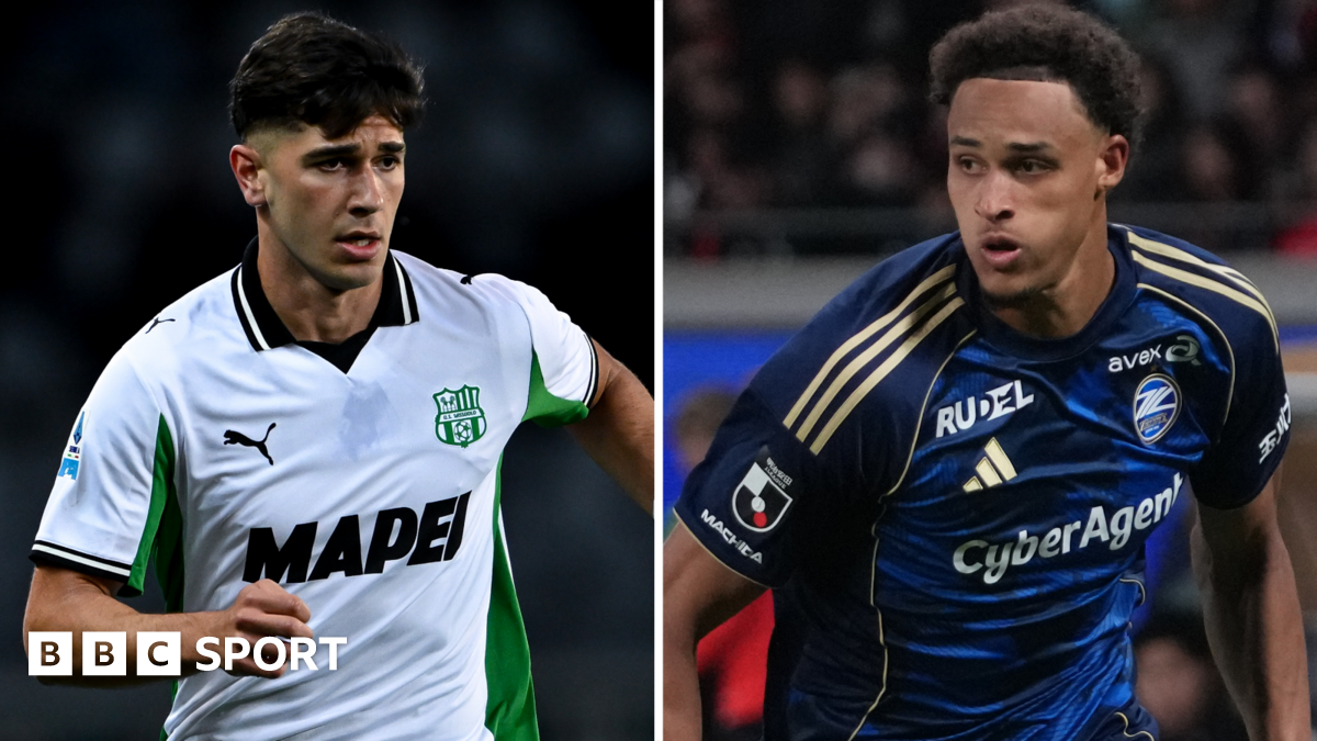 Sassuolo's Cristian Volpato and Livingston's Tete Yengi