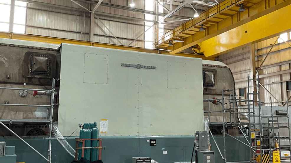A look at the main generator inside unit 1 of Three Mile Island. Officials say it doesn't need to replaced in order to restart the plant. (WHP)