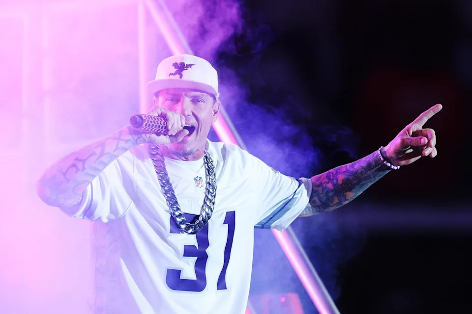 Vanilla Ice, known for his hit ‘Ice Ice Baby,’ had called the event a ‘once in a lifetime opportunity’ shortly before it was canceled (Getty Images)
